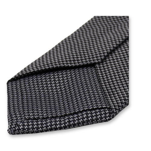 Smalle Grijze Stropdas - Pied de Poule (3)