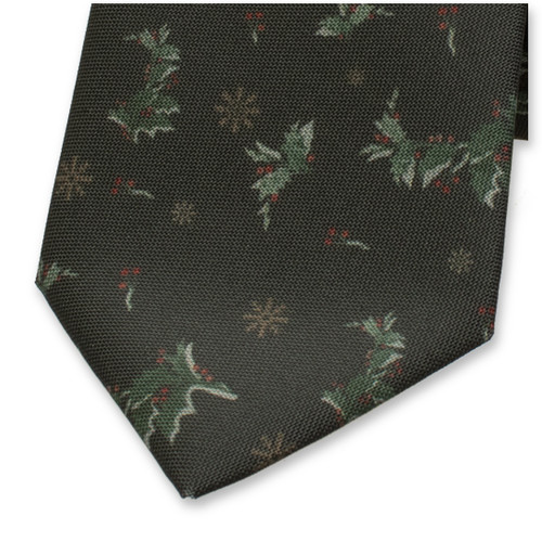 Groene Kerststropdas Hulst (2)