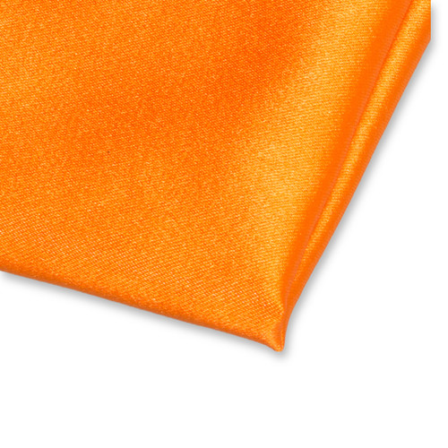 Satijn oranje pochet (2)