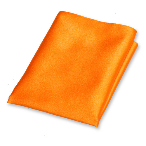 Satijn oranje pochet (1)