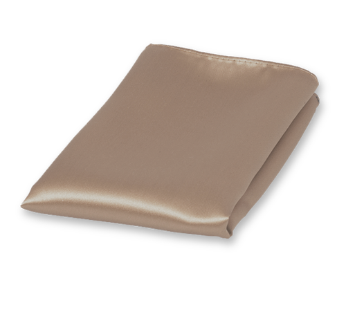 Beige pochet polyester satijn (1)