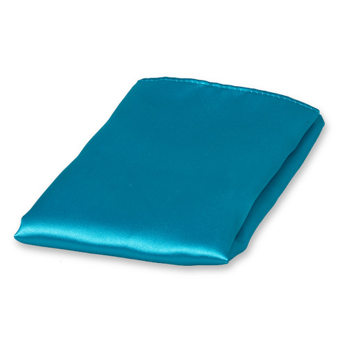 Aqua pochet polyester satijn (1)