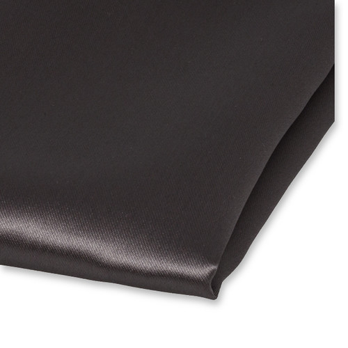 Antraciet pochet polyester satijn (2)