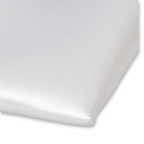 Wit pochet polyester satijn (2)