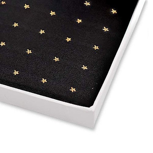 Zwart - Goud Sterren pochet (2)