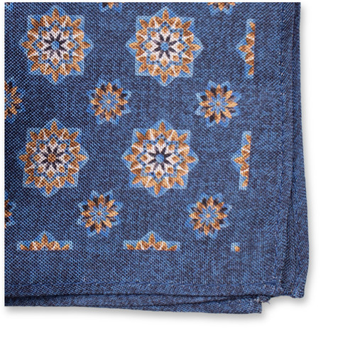 Koningsblauwe Pochet de Luxe Dessin (2)