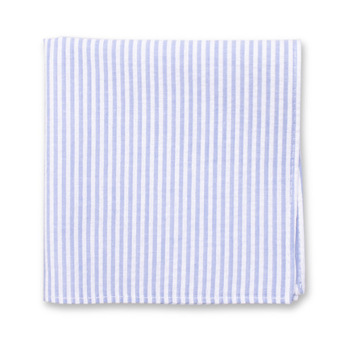 Seersucker Pochet - Lichtblauw (2)