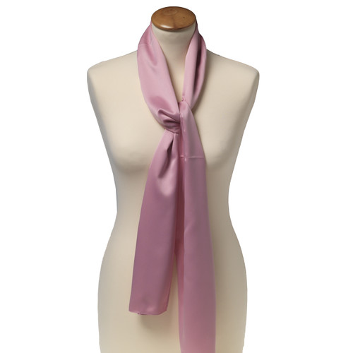 Lichtroze polyester shawl - langwerpig (1)