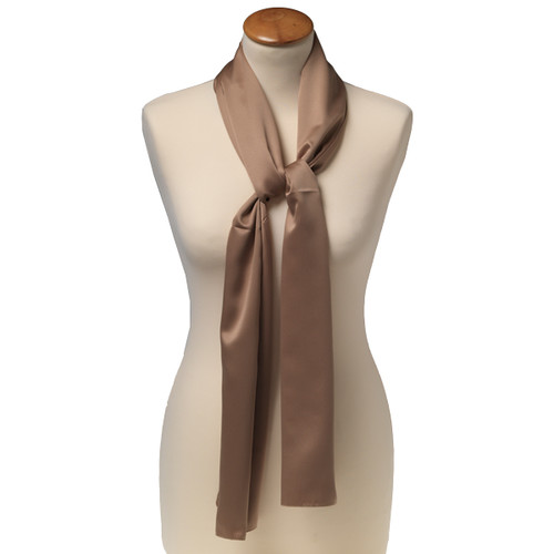Beige polyester shawl - langwerpig (1)