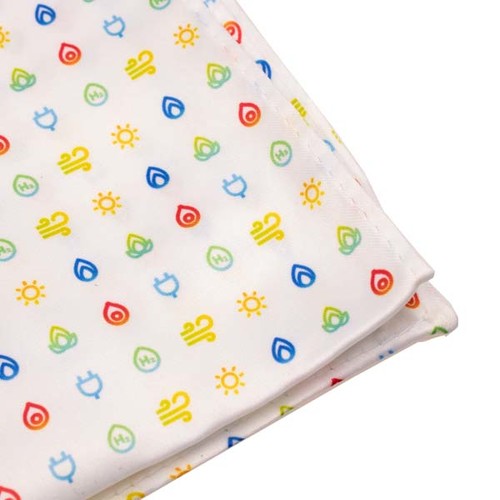 Duurzaamheid -patroon polyester shawl (2)