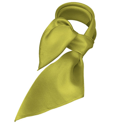 Lime zijden sjaaltje - Vierkant (1)