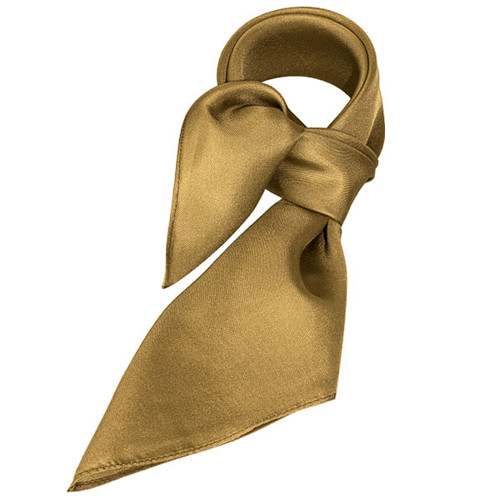 Gouden zijden sjaaltje - Vierkant (1)