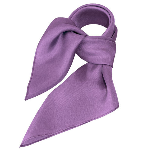 Zijden sjaal lila - Vierkant (1)
