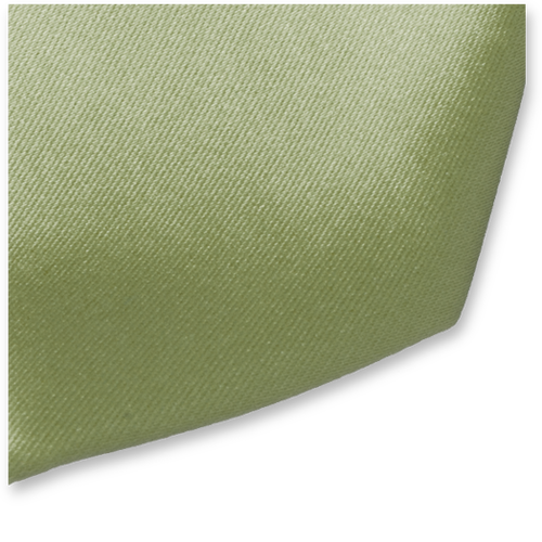 Satijn polyester stropdas Saliegroen (2)