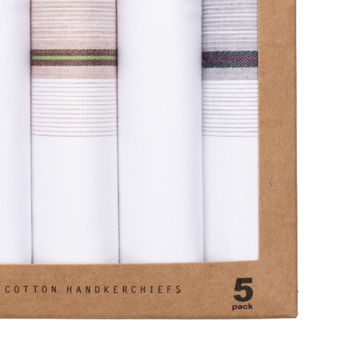 Zakdoeken heren - Wit variatie (2)