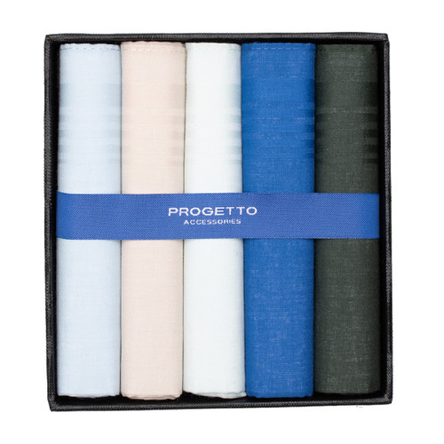 Zakdoeken heren - Combinatie Beige (1)