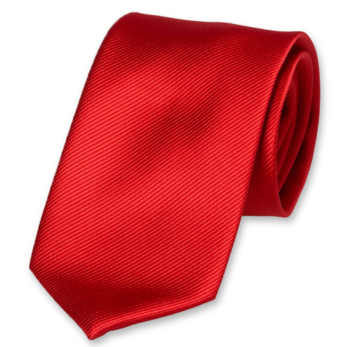 Polyester rode stropdas (1)