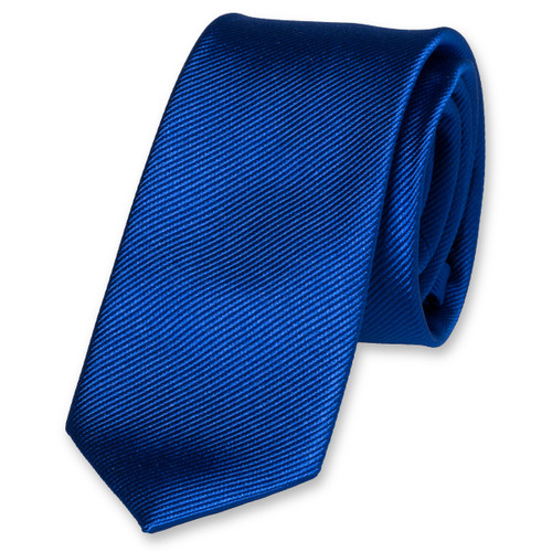 Smalle koningsblauwe stropdas (1)
