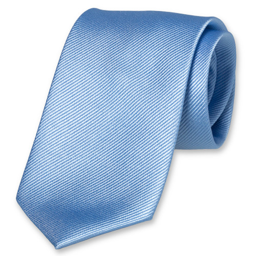 Lichtblauwe stropdas XL (1)