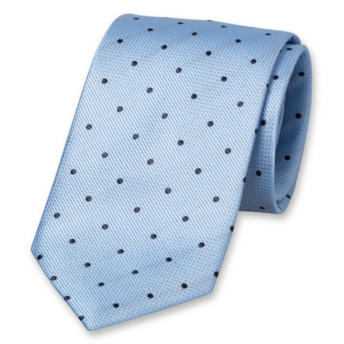 Blauwe stropdas - stippendessin (1)