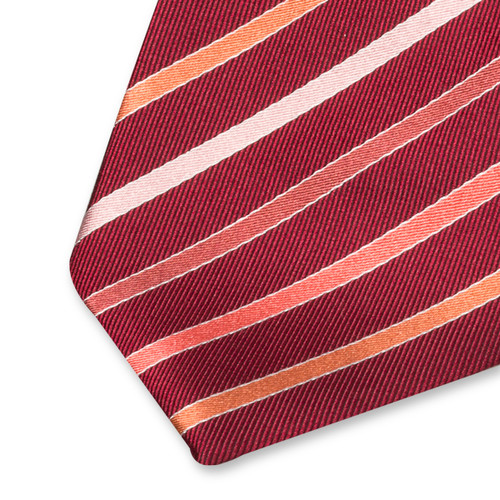 Strepen stropdas rood (2)