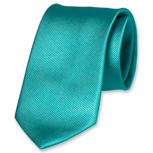 Donkerturquoise stropdas (1)