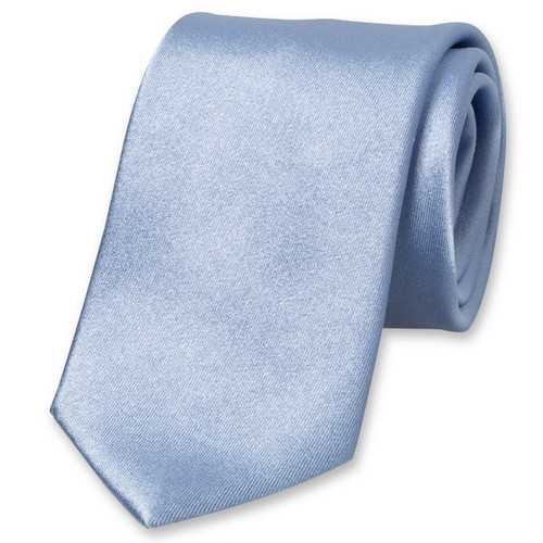 Satijn blauwe stropdas (1)