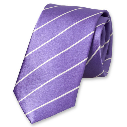 Satijn lila stropdas (1)
