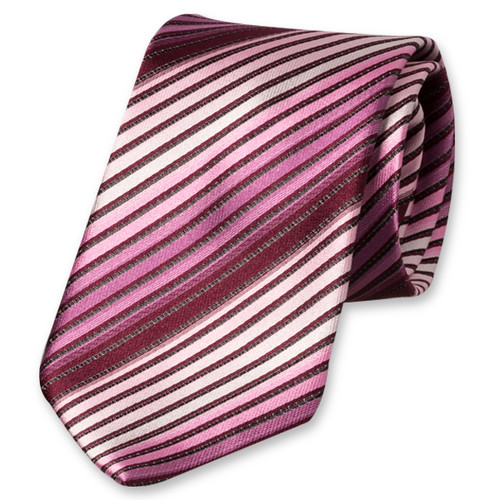 Stropdas multicolour roze (1)