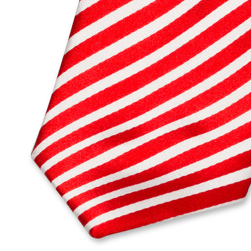 Stropdas rood/wit (2)