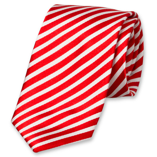 Stropdas rood/wit (1)