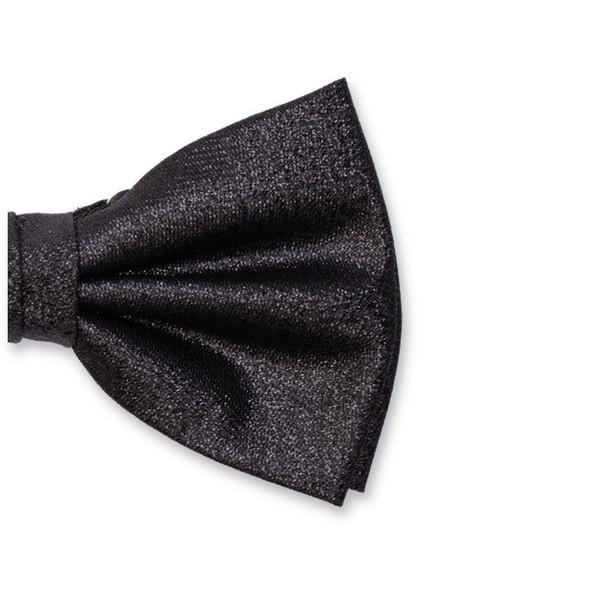 Zwarte vlinderdas met glitters (2)