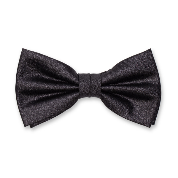 Zwarte vlinderdas met glitters (1)