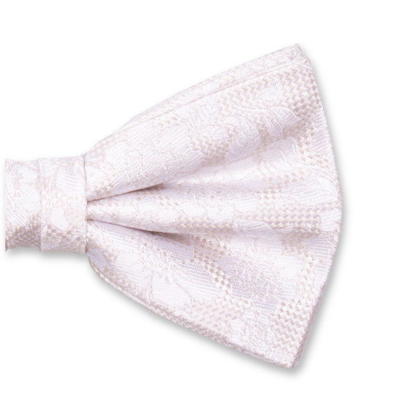 Witte Vlinderstrik Kant Patroon Jacquard (2)