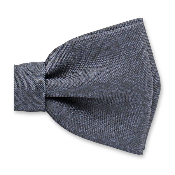 Donkerblauwe Paisley Vlinderstrik (2)