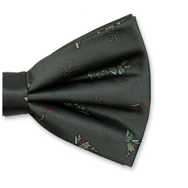 Groene Kerst Vlinderstrik Hulst (2)