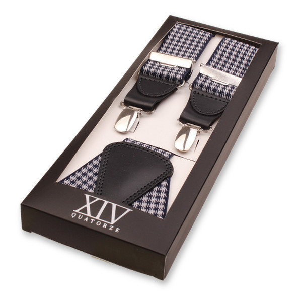 XIV Bretels - Pied de Poule Donkerblauw (1)