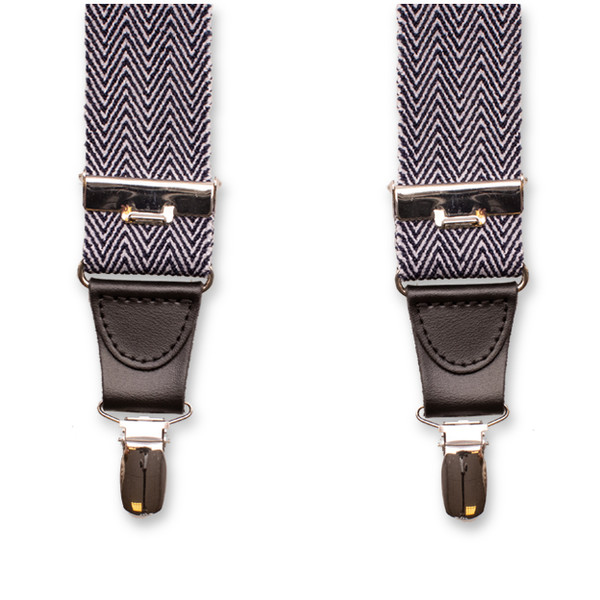 XIV Bretels - Herringbone Donkerblauw (4)