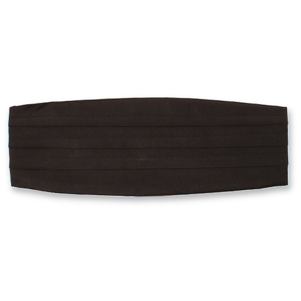 Zwarte Cumberband - Satijn (1)