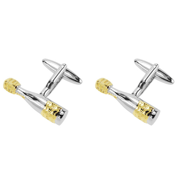 Champagne manchetknopen  (1)