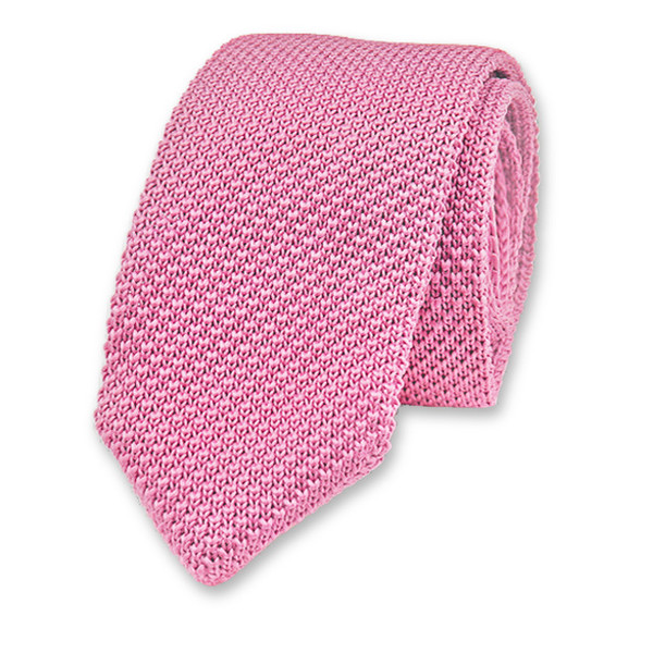 Gebreide Roze Stropdas  (1)