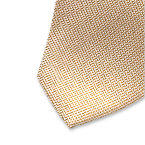 Two-tone Stropdas Geel-Wit (2)