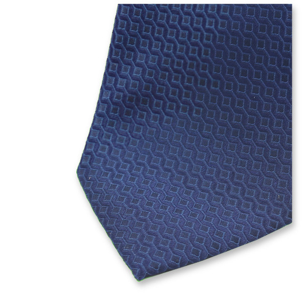 Stropdas Modern Patroon - Navy (2)
