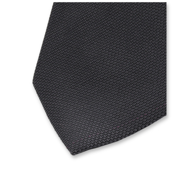 Antraciet Grijze Luxe Stropdas Modern Patroon (2)