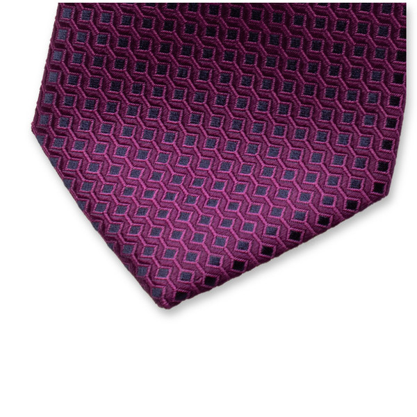 Stropdas Modern Patroon - Paars (2)