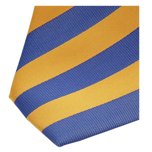 Stropdas geel/blauw (2)