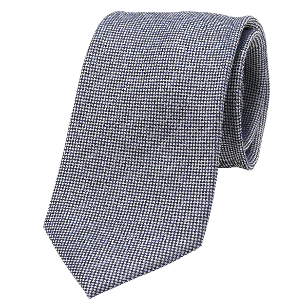 Donkerblauwe Stropdas Two-tone (1)