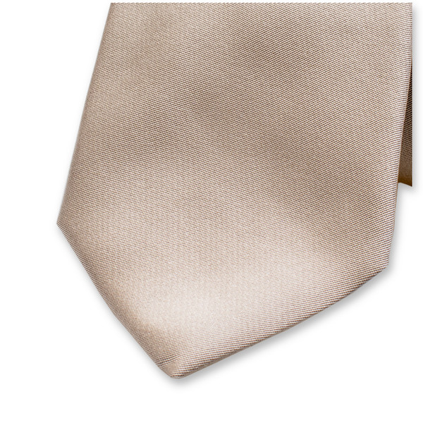 Champagne Stropdas - Italiaans Satijnzijde (2)