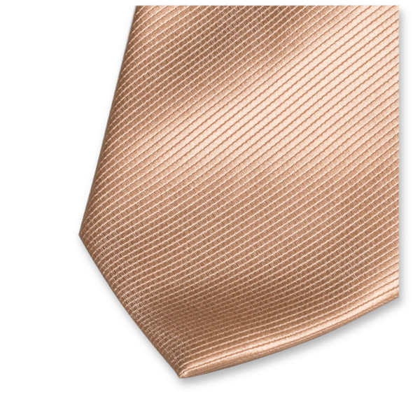 Polyester beige stropdas (2)