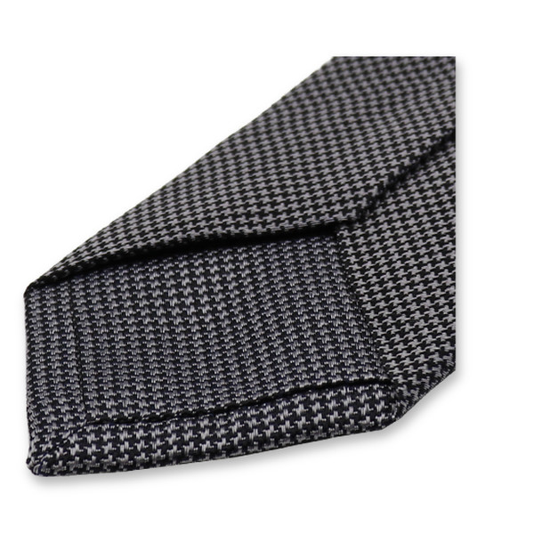 Smalle Grijze Stropdas - Pied de Poule (3)